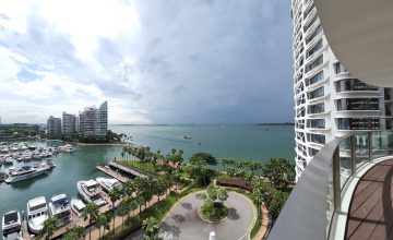 Sea & Dock view from balcony