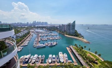 cape royale sentosa docking view