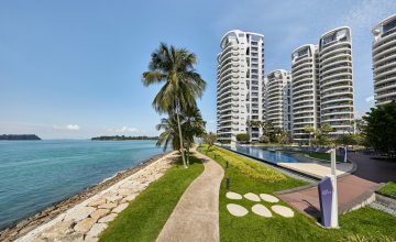 cape royale sentosa jogging track view